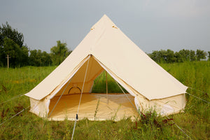 Cotton canvas glamping bell tent
