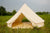 Cotton canvas glamping bell tent