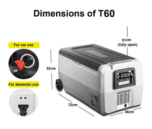 Compressor Car Refrigerator for Both Outdoor and Domestic Use