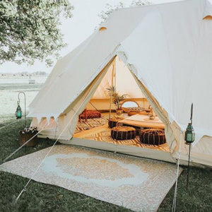 Cotton canvas glamping emperor bell tent