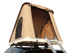 Triangular Hard Shell Car Roof Top Tent Nacre