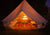Cotton canvas glamping bell tent