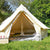 Cotton canvas glamping bell tent