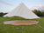 Cotton canvas glamping bell tent