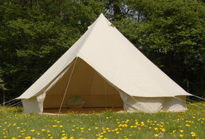 Cotton canvas glamping bell tent