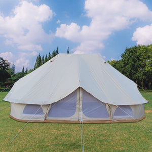 Cotton canvas glamping emperor bell tent