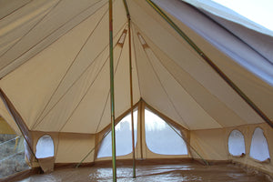 Cotton canvas glamping emperor bell tent