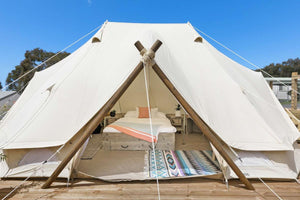 Cotton canvas glamping emperor bell tent