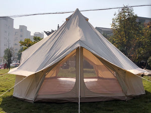 Cotton canvas glamping emperor bell tent