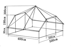 Cotton canvas glamping Touareg bell tent