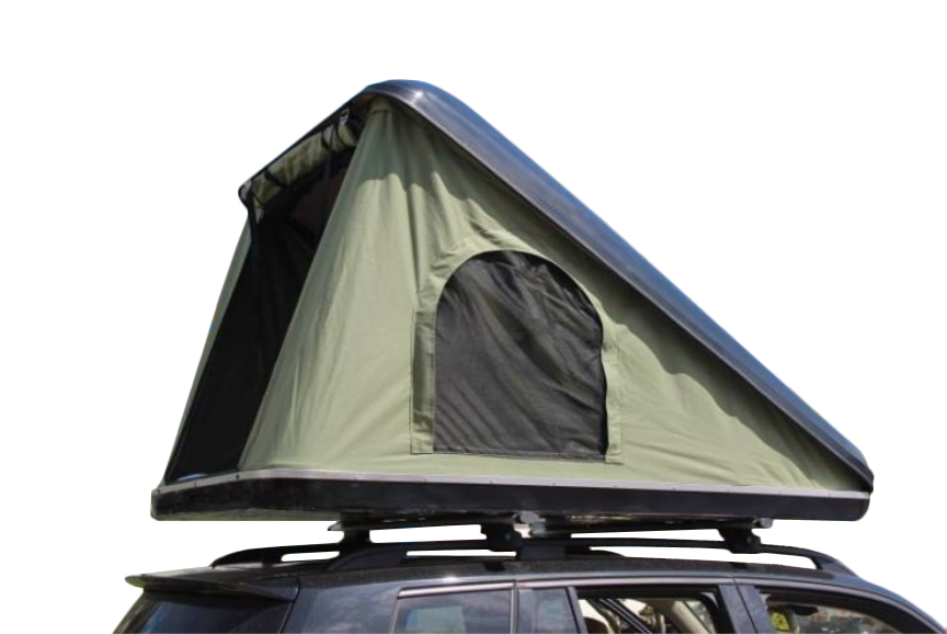  Evedy Roof Top Tent Camping, Aluminium Triangle Shell