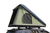 Triangular Hard Shell Car Roof Top Tent Nacre